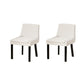 Beige Dining Arm Chairs - Set of 2