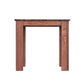 Side Table Wooden Desk Outdoor Furniture Camping Garden Brown