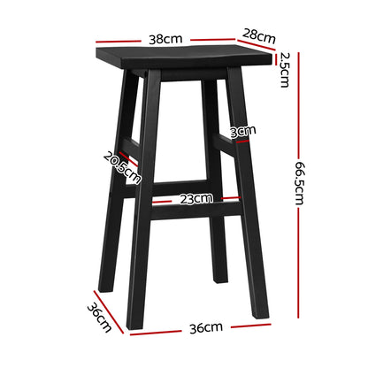 "Modern Black Beech Wood Barstool with Sturdy Structure and Smooth Comfortable Seat for Stylish Home Decor and Living Space"