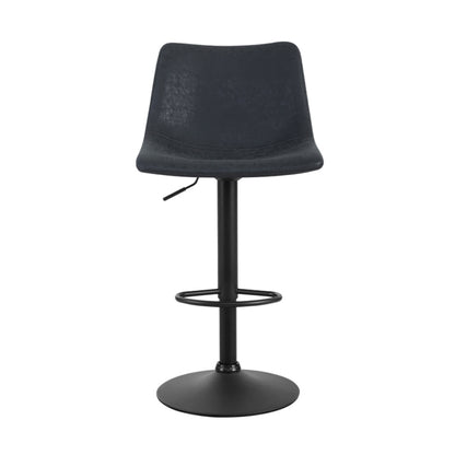 Artiss Set of 2 Bar Stools Gas Lift- Black "Experience Luxury and Style with Nessah - The Velvet Chair with Thick Foam, Sturdy Seating, and Adjustable Height for Your Home or Office"