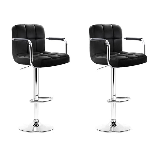 Artiss Set of 2 Bar Stools "Upgrade Your Kitchen and Dining Area with Modern and Comfortable Faux Leather Bar Stools"