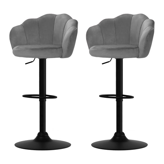 Introducing Artiss' Nessah bar stools with a modern design and luxurious feel, perfect for any kitchen, living room, or bar section. Our barstools feature a stunning clam shell design with premium velvet upholstery and soft padded seats for ultimate comfort