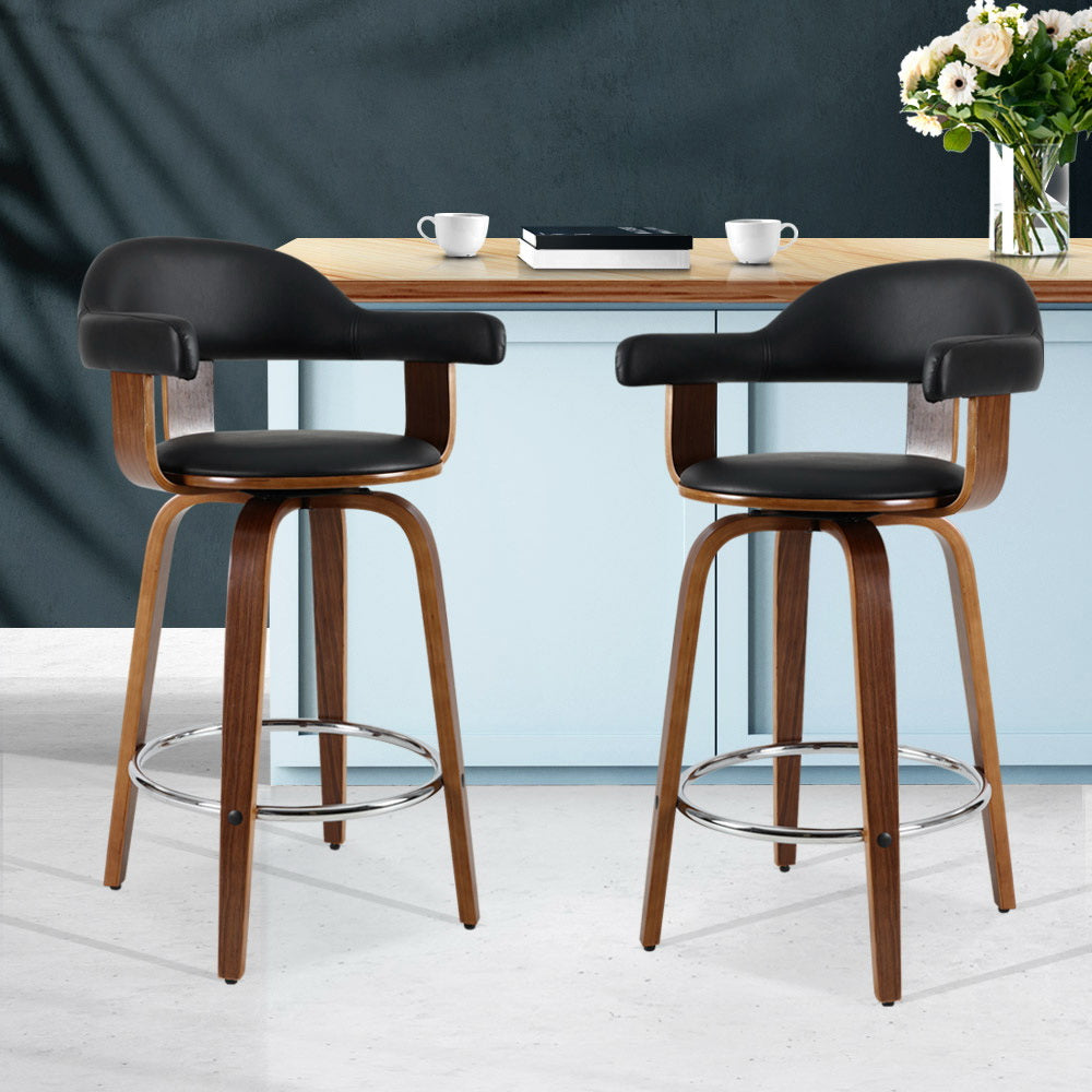 "Upgrade Your Home Bar or Living Space with Artiss Velvet Chair and Swivel Bar Stools Set for Unmatched Comfort and Style"