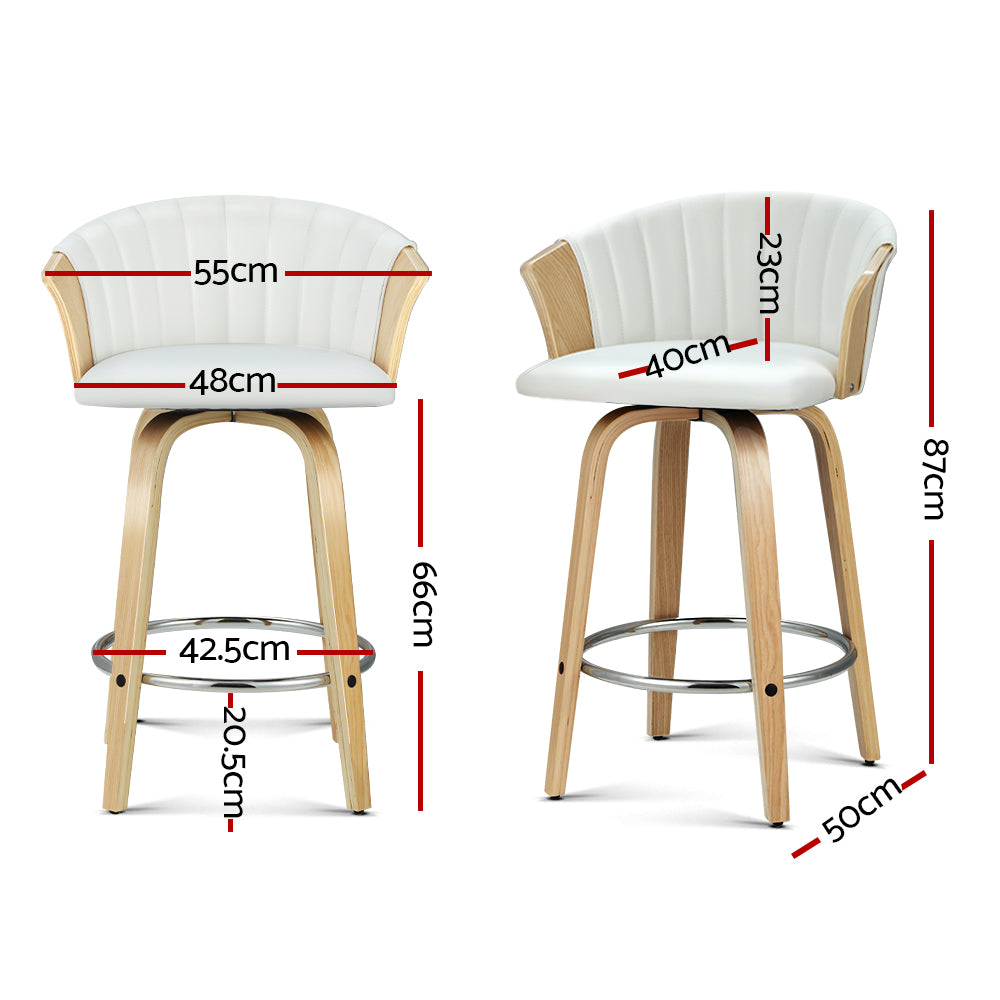 "Modern Circular Footrest with Wood Seat for Indoor and Outdoor Spaces"