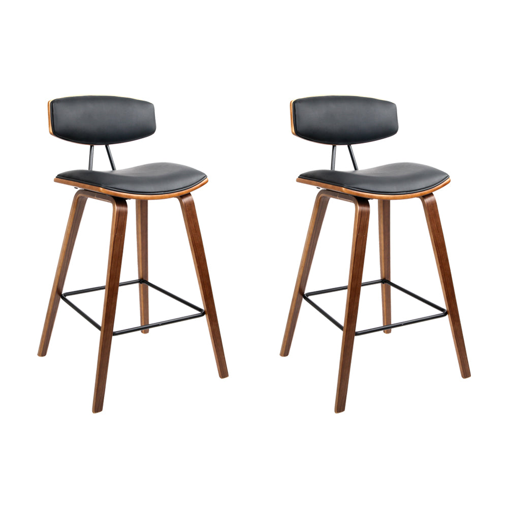 "Elevate Your Space with the Artistic Blend of Wood, Metal, and Fabric in Our Bentwood Bar Stool" Upgrade Your Living Space with Modern and Comfortable Bar Stools