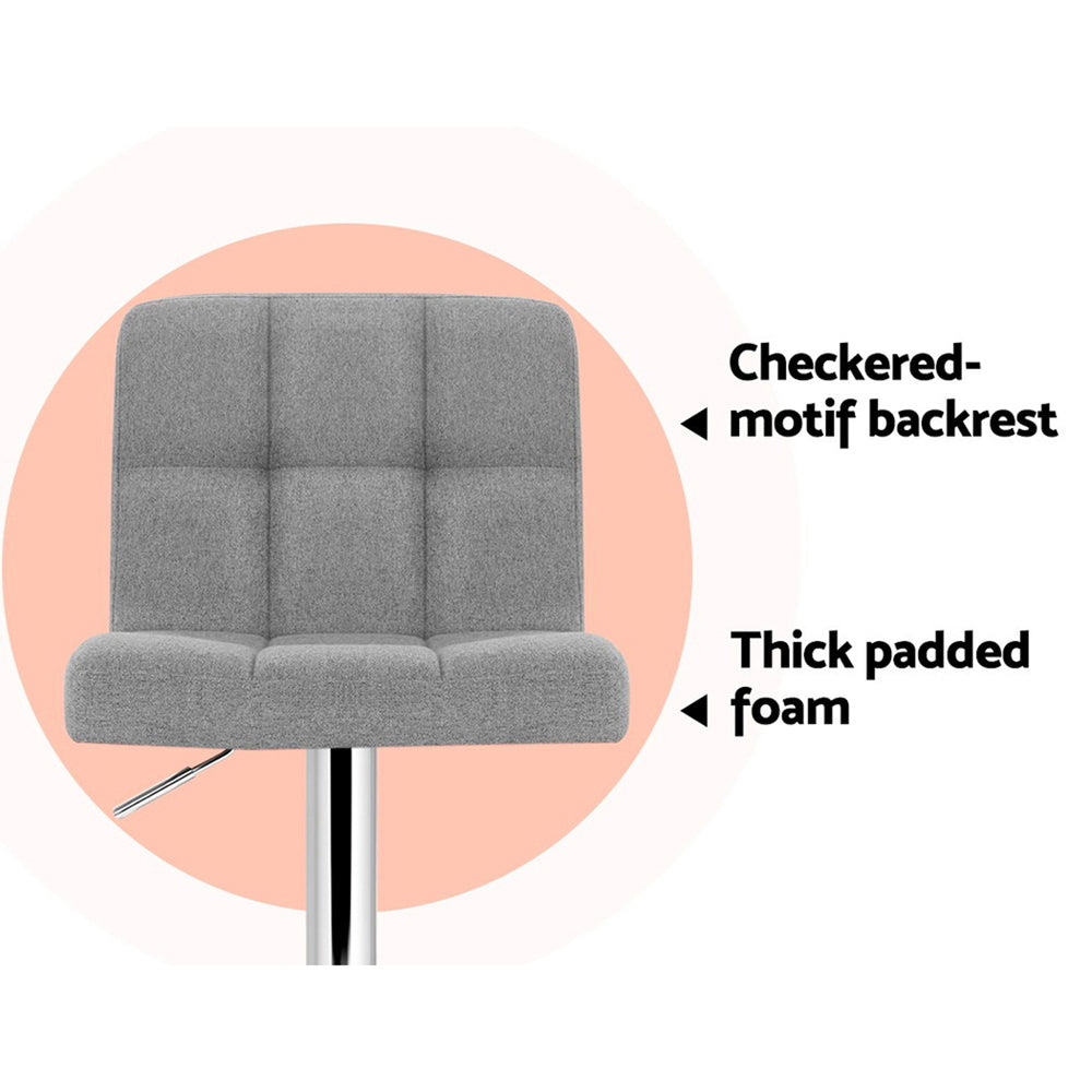 Fabric Swivel Bar Stools