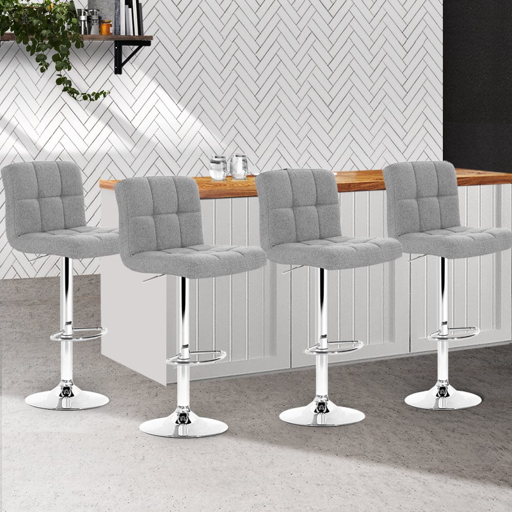 Fabric Swivel Bar Stools