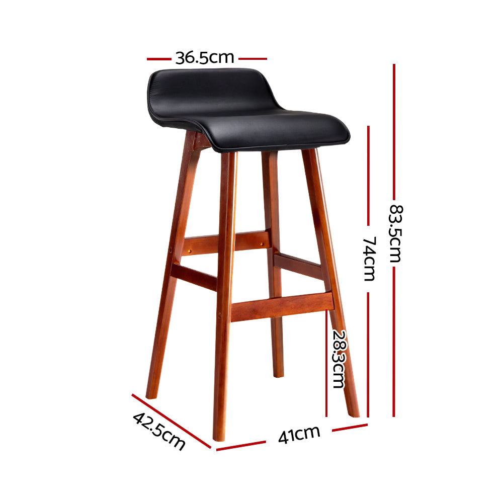 Sliva Bar Stool - a stylish and comfortable bar stool featuring a smooth plywood frame, PU leather upholstered seat, cascading footrest, and heavy-duty fixings. Perfect for home bars, kitchens, or commercial spaces.  Tags: #barstool #furniture #interiordesign #homebar #commercialdesign