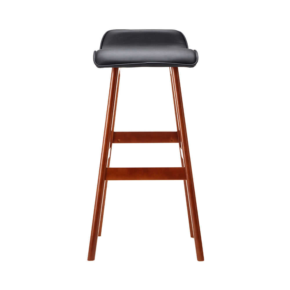 Sliva Bar Stool - a stylish and comfortable bar stool featuring a smooth plywood frame, PU leather upholstered seat, cascading footrest, and heavy-duty fixings. Perfect for home bars, kitchens, or commercial spaces.  Tags: #barstool #furniture #interiordesign #homebar #commercialdesign