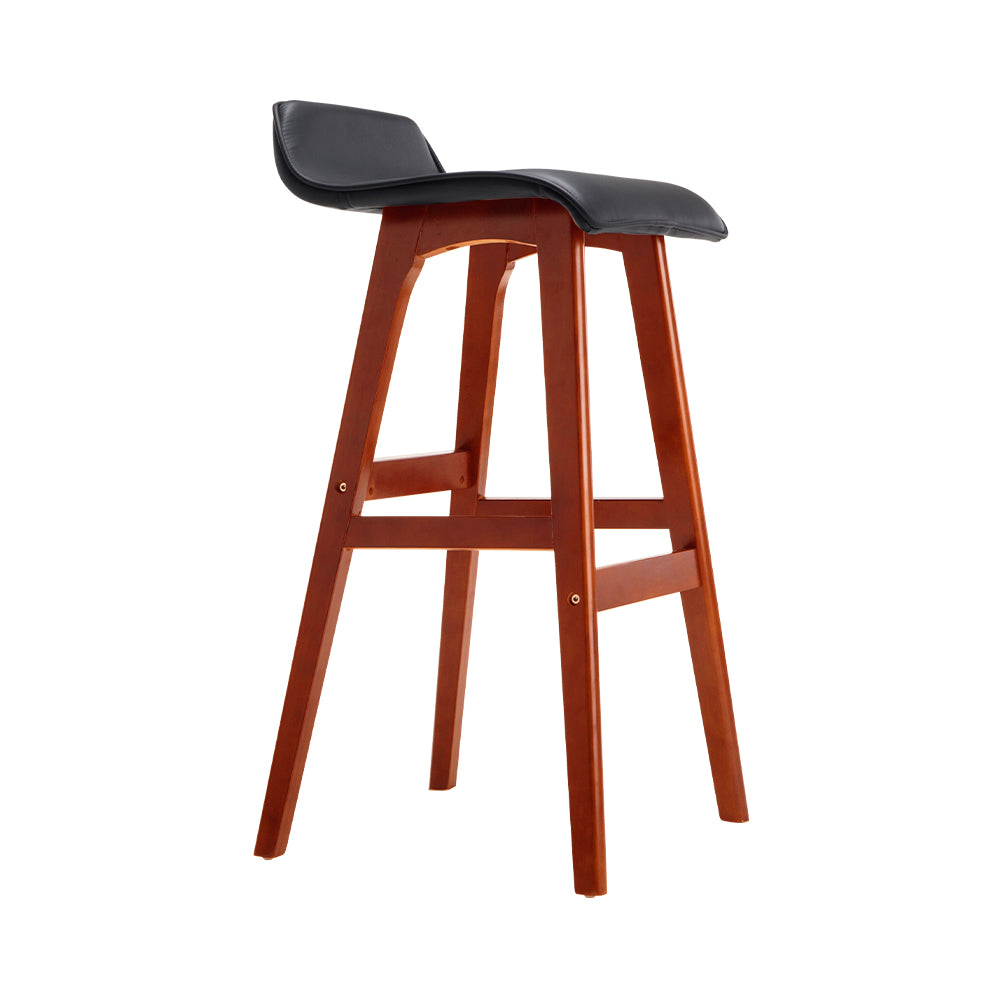 Sliva Bar Stool - a stylish and comfortable bar stool featuring a smooth plywood frame, PU leather upholstered seat, cascading footrest, and heavy-duty fixings. Perfect for home bars, kitchens, or commercial spaces.  Tags: #barstool #furniture #interiordesign #homebar #commercialdesign