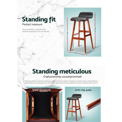 Sliva Bar Stool - a stylish and comfortable bar stool featuring a smooth plywood frame, PU leather upholstered seat, cascading footrest, and heavy-duty fixings. Perfect for home bars, kitchens, or commercial spaces.  Tags: #barstool #furniture #interiordesign #homebar #commercialdesign