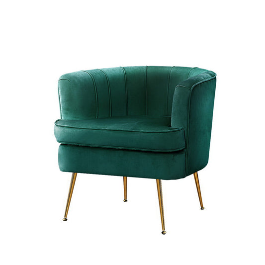 Armchair Lounge Accent Chair Armchairs Sofa Chairs Velvet Green Couch