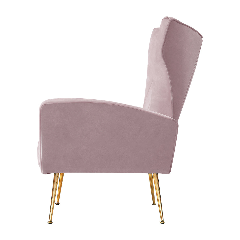 Kate Armchair - Features high resilience foam for comfort, extra thick padding for plushness, and smooth round corners for a sleek and stylish design.